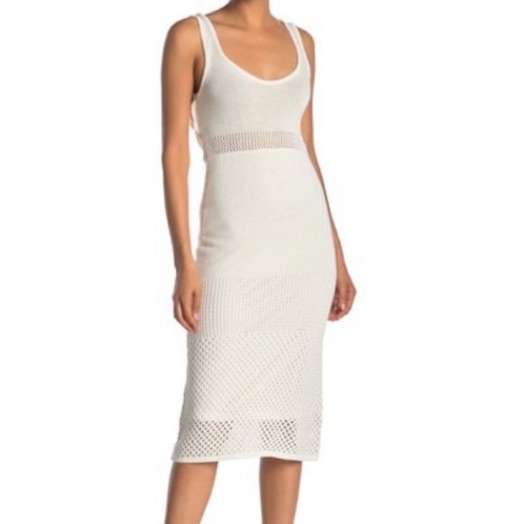 Rachel Roy Perforated Open Back Knit 